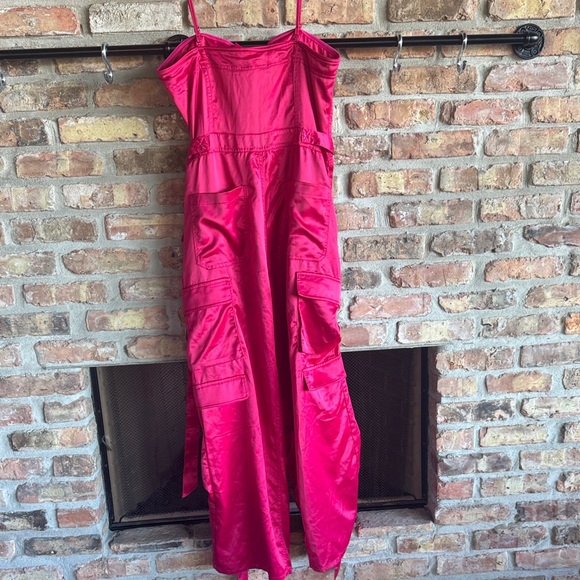 Nasty Gal Hot Pink Jumpsuit - Picture 6 of 10
